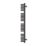 Flomasta U-Shape 1140mm x 500mm 2184BTU Black Vertical Designer Radiator