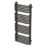 Flomasta U-Shape 1140mm x 500mm 2184BTU Black Vertical Designer Radiator