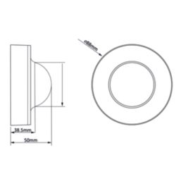 Timeguard STW360 Indoor White PIR Sensor 360°