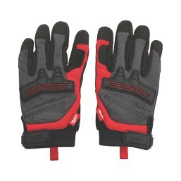 Milwaukee  Demolition Gloves Black/Red Medium