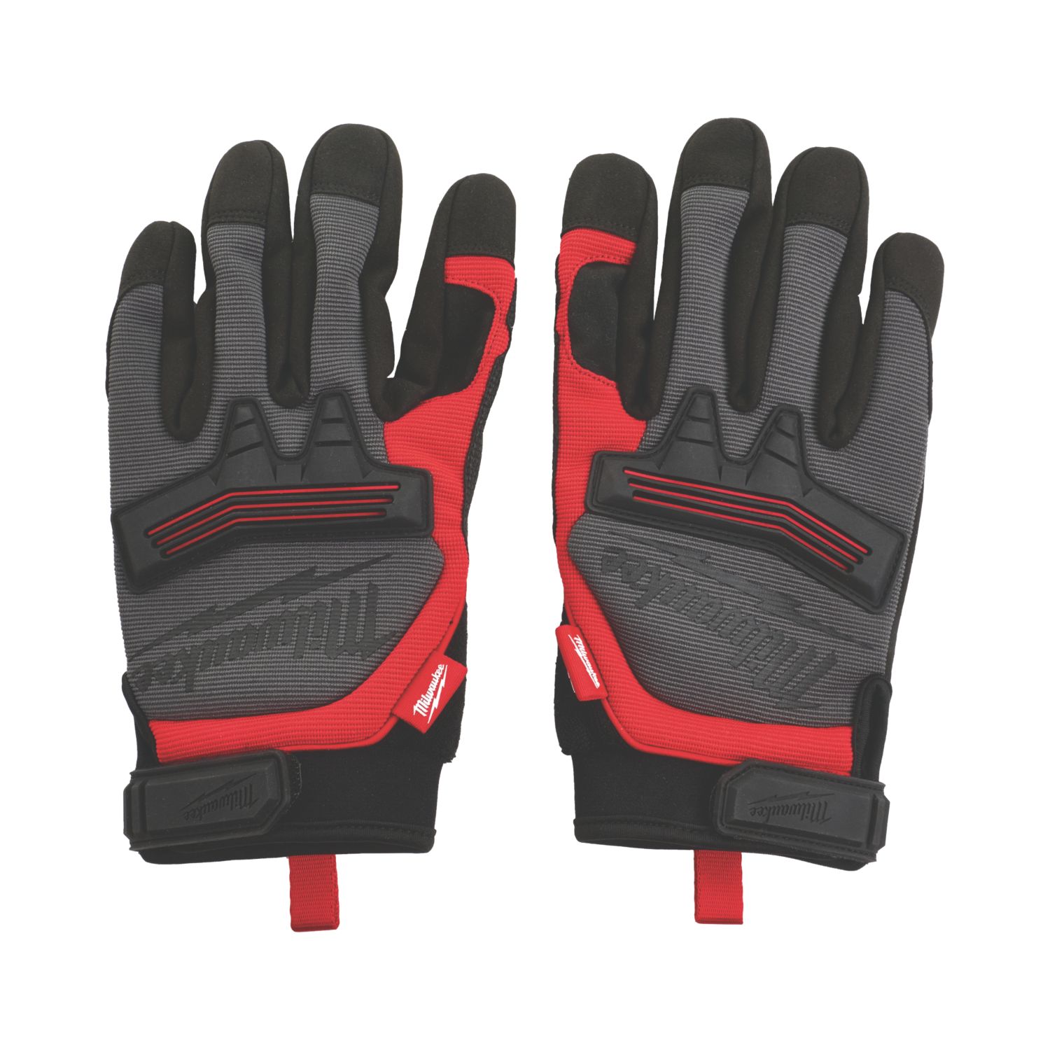 Milwaukee Demolition Gloves Black/Red Medium (112GC)