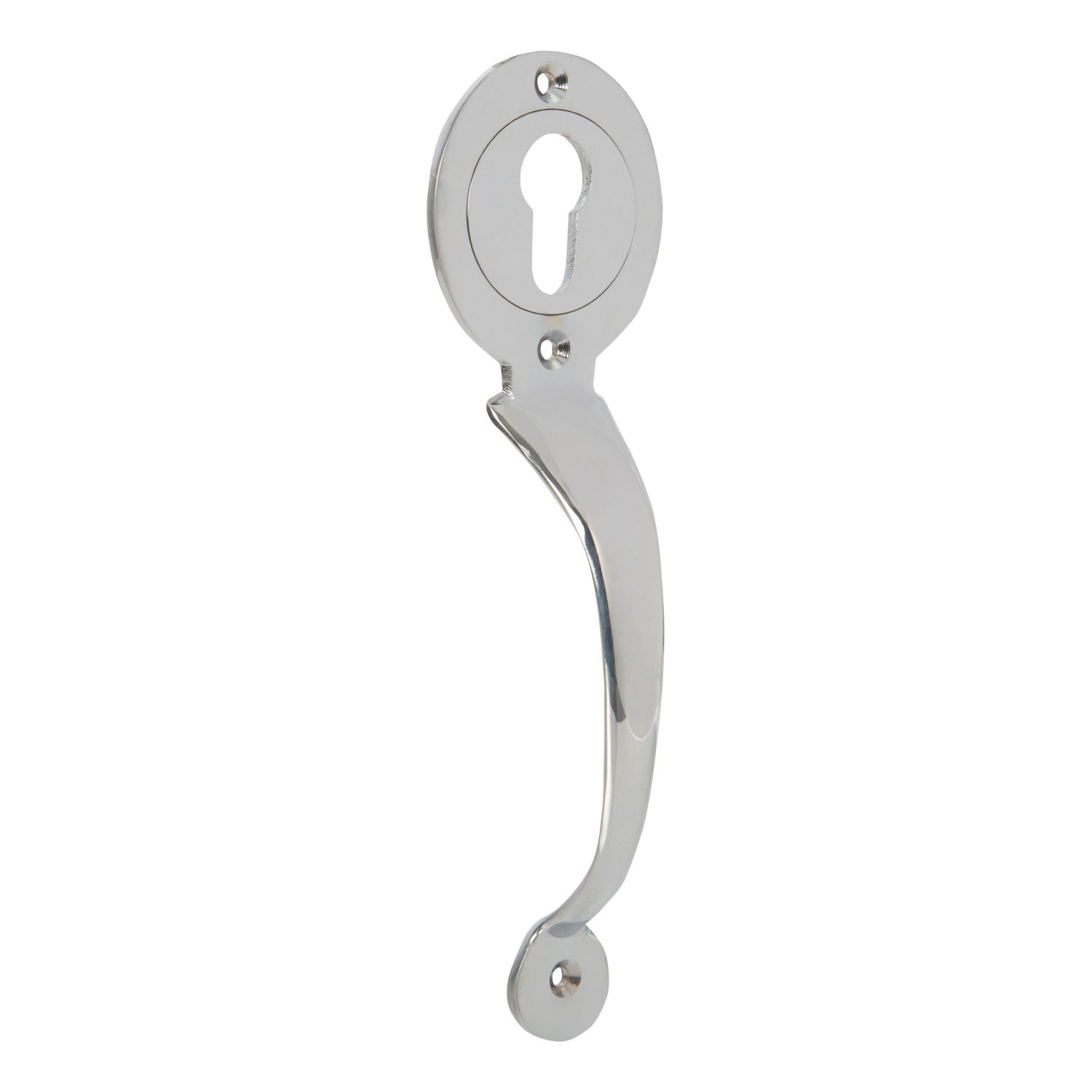 GateMate Euro Profile Long Throw Pull Handle Polished Chrome (112HX)