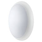 Luceco Sierra Indoor Dome LED Bulkhead With Microwave Sensor White 15W 1200lm