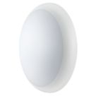 Luceco Sierra Indoor Dome LED Bulkhead With Microwave Sensor White 15W 1200lm