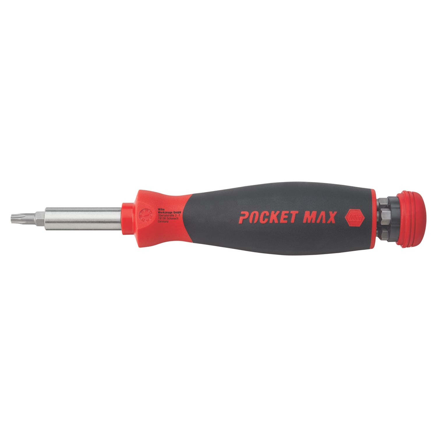 Wiha PocketMax Screwdriver & Bits 9 Piece Set (112KW)