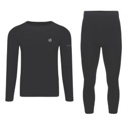 Dare 2B In The Zone II Base Layer T-Shirt & Bottoms Set Black Large