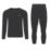 Dare 2B In The Zone II Base Layer T-Shirt & Bottoms Set Black Large