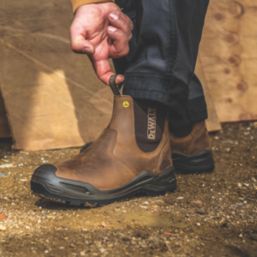 DEWALT Endure Size 8  Palm Brown Water-Resistant  Safety Dealer Boots