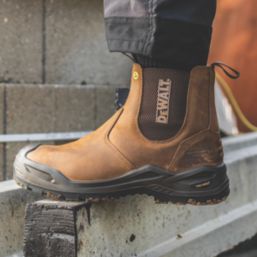 DEWALT Endure Size 8  Palm Brown Water-Resistant  Safety Dealer Boots