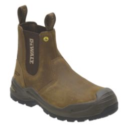 DEWALT Endure Size 8  Palm Brown Water-Resistant  Safety Dealer Boots