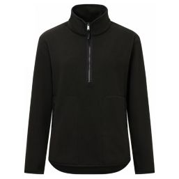 Regatta Frankie Womens Half-Length Front Zip Fleece Black Size 22