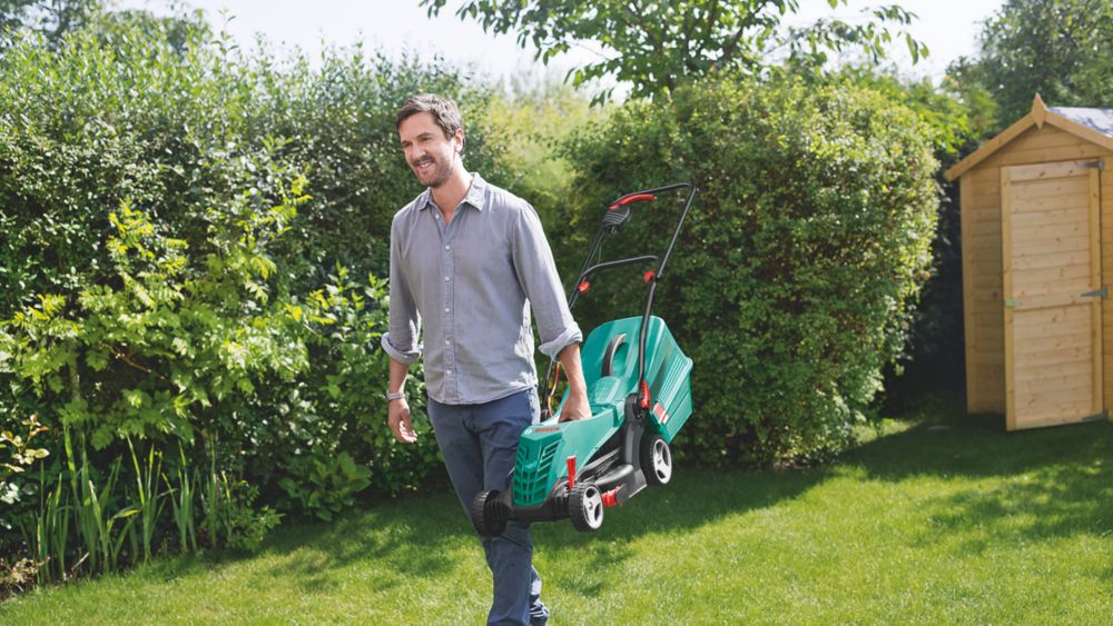 Screwfix bosch online lawnmower