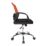 Nautilus Designs Calypso Medium Back Task/Operator Chair Orange