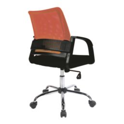 Nautilus Designs Calypso Medium Back Task/Operator Chair Orange