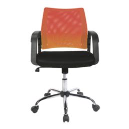 Nautilus Designs Calypso Medium Back Task/Operator Chair Orange