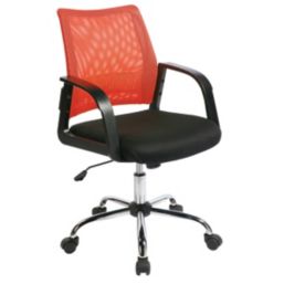 Nautilus Designs Calypso Medium Back Task/Operator Chair Orange