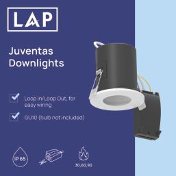 LAP Juventas Fixed  Fire Rated Downlight White