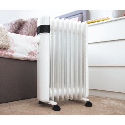 TCP  Freestanding Smart Wi-Fi Oil-Filled Radiator White 2500W