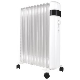 Promo Delonghi radiateur à inertie fluide blanc 1000w chez Screwfix