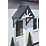 Greenhurst Deluxe Door Canopy Grey 1320mm x 630mm x 1260mm