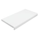 FloPlast Full Replacement Fascia Boards White 200mm x 18mm x 3000mm 2 Pack