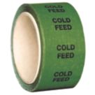 Essentials Cold Feet Pipe Marking Tape Green 33m x 50mm