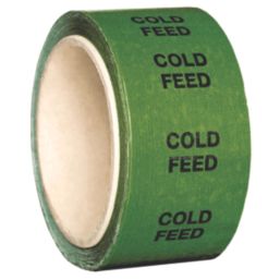 Essentials Cold Feet Pipe Marking Tape Green 33m x 50mm