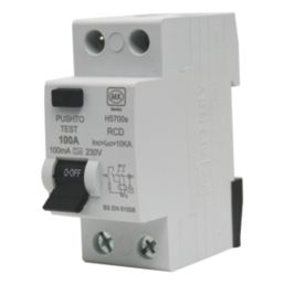 MK Sentry H5700S 100A 30mA 2-Pole A Curve  RCD