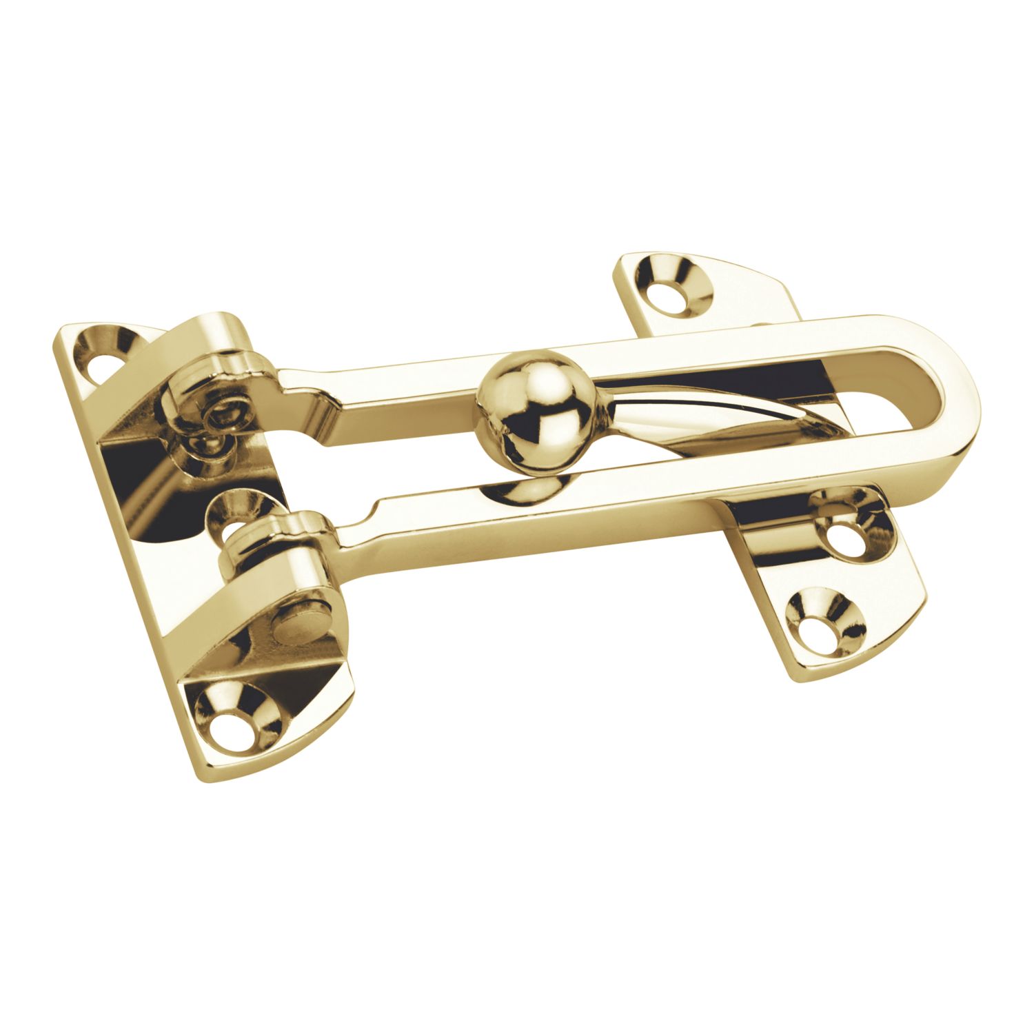 Smith & Locke Door Guard 103mm Polished Brass (112YX)