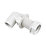 FloPlast Bent Tank Connector White 21.5mm 5 Pack