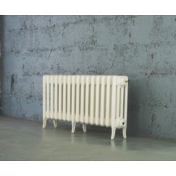 Arroll 460mm x 874mm 2736BTU White Cast Iron 4 Column Radiator