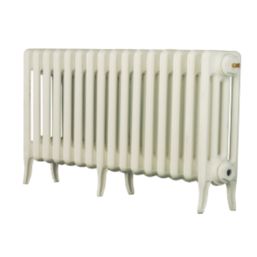 Arroll 460mm x 874mm 2736BTU White Cast Iron 4 Column Radiator