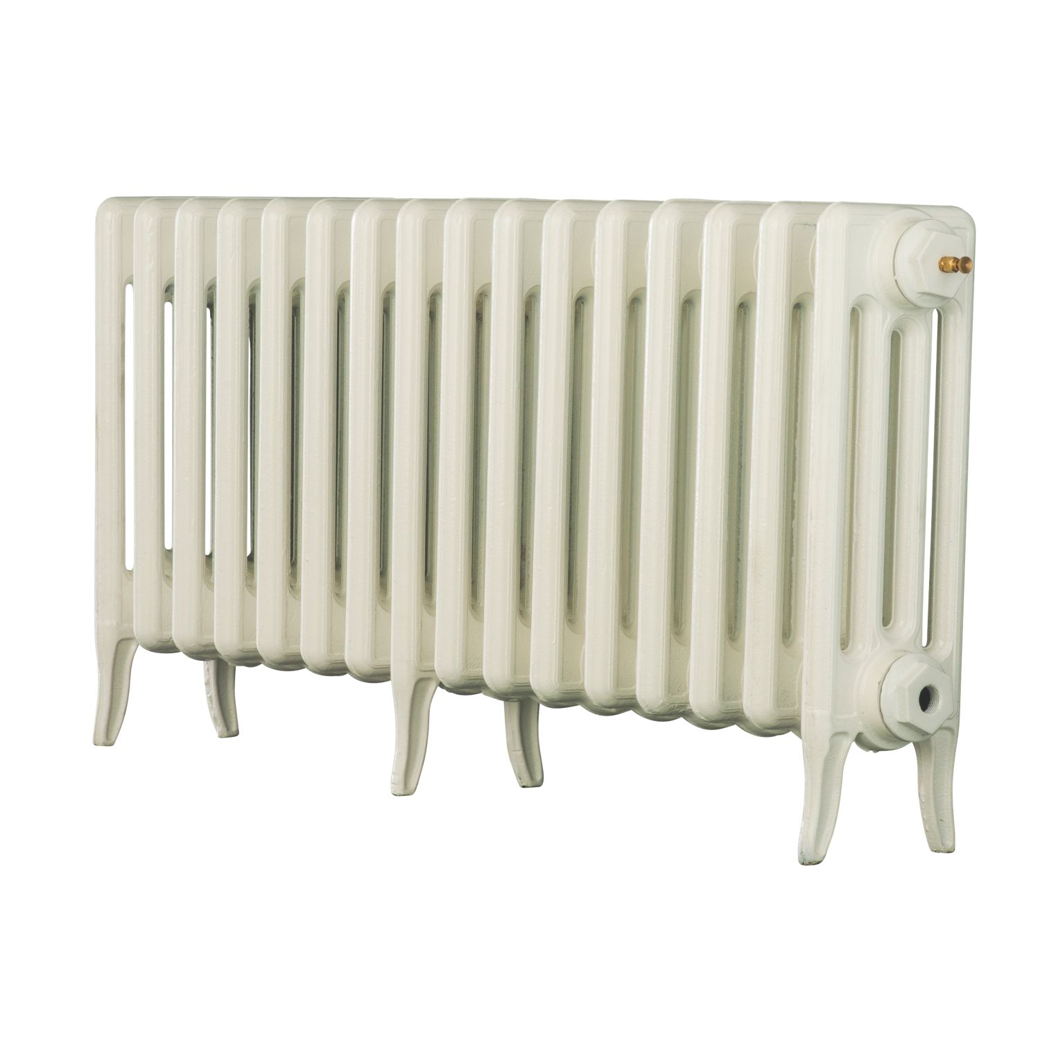 Arroll 460mm x 874mm 2736BTU White Cast Iron 4 Column Radiator (1134F)