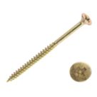 Goldscrew  PZ Double-Countersunk Thread Cutting Multipurpose Screws 6mm x 90mm 100 Pack