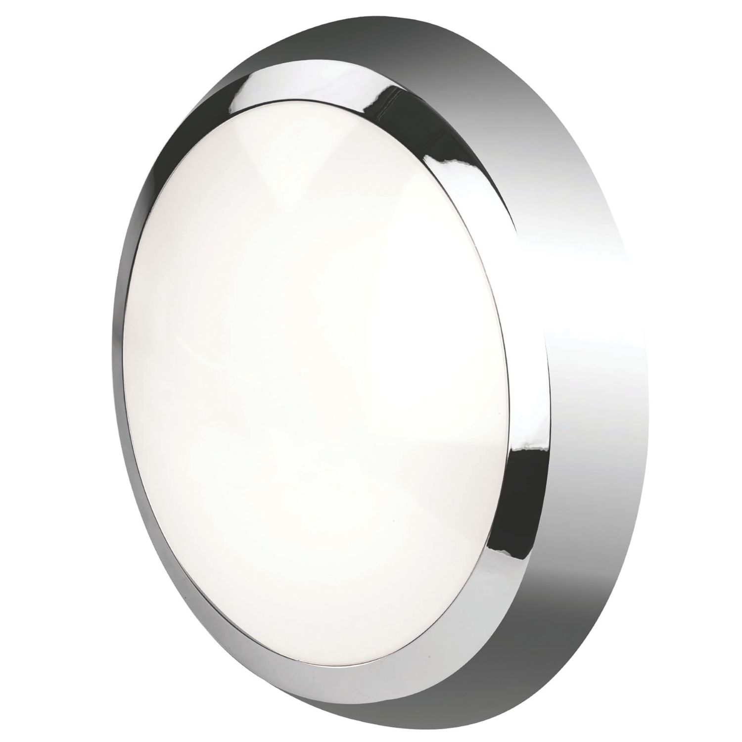 4lite KUDO LED Wall/Ceiling Light Bulkhead Chrome 18W 1700lm (113AA)