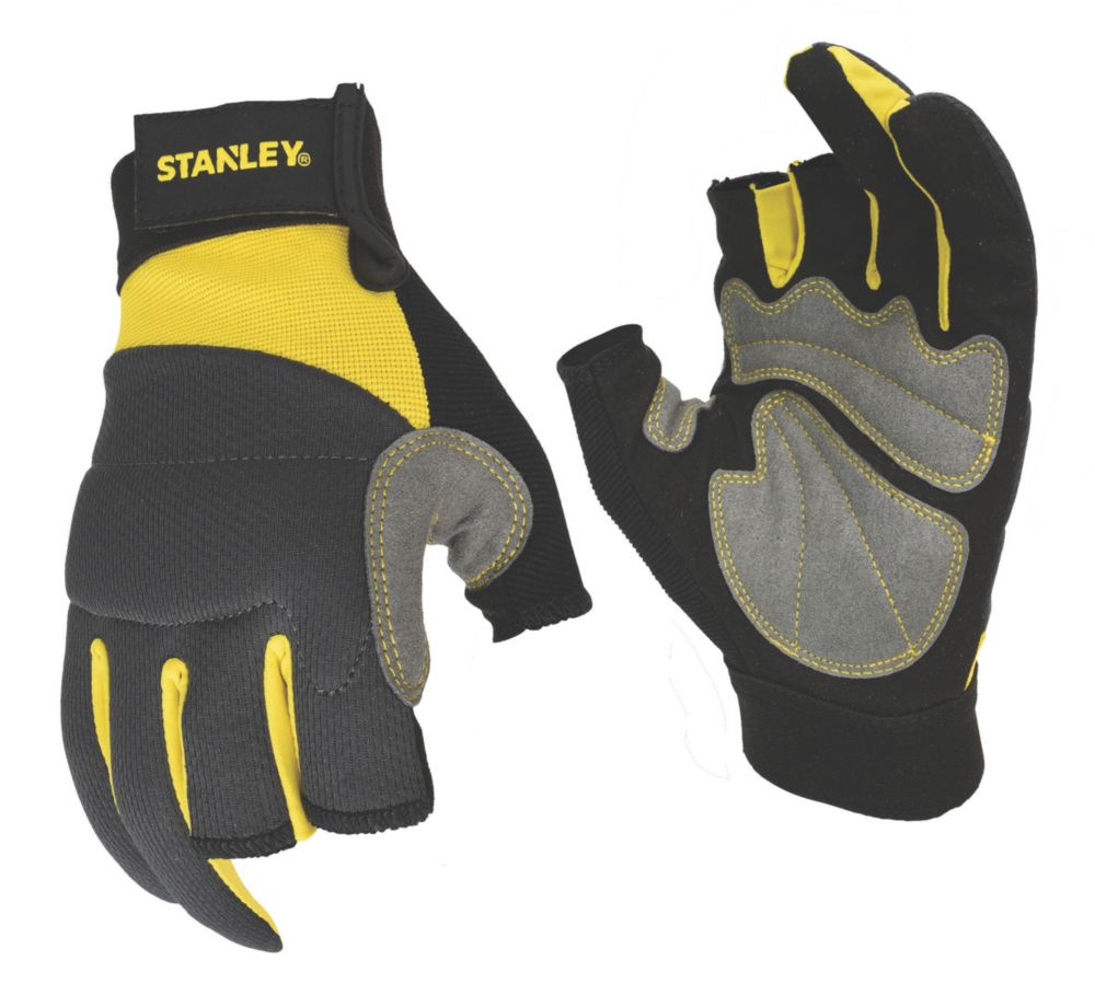Stanley 3-Finger Framer Performance Gloves Grey Medium