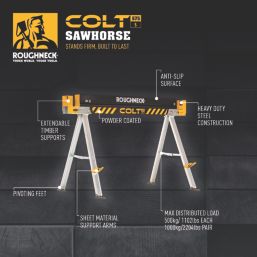 Roughneck Colt 575S Heavy Duty Sawhorse 915mm