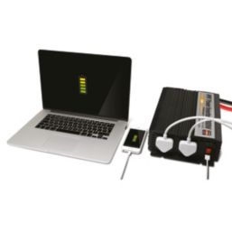 Maypole  1000W 12V to 230V Power Inverter + Type A USB Charger