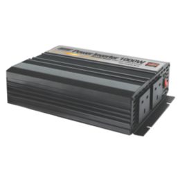 Maypole 1000W 12V to 230V Power Inverter + Type A USB Charger - Screwfix