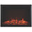 Focal Point Medford Black Remote Control Inset Electric Wall Fire 610mm x 205mm x 460mm