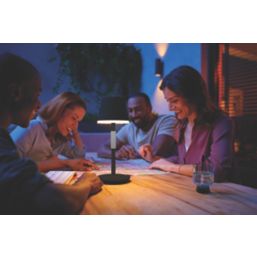 Philips Hue Go LED Portable Table Lamp Black 6W