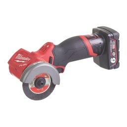 Refurb Milwaukee M12FCOT-622X
 76mm 12V 2 x 2.0 / 6.0Ah Li-Ion RedLithium Brushless Cordless Cut Off Tool
