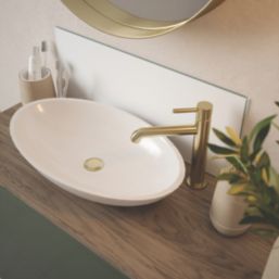 Splashback  Self-Adhesive Bathroom Splashback Matt White 250mm x 600mm x 4mm