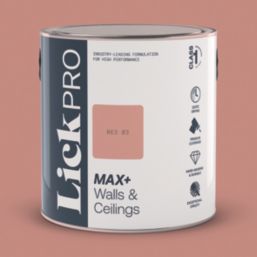 LickPro Max+ 2.5Ltr Red 03 Matt Emulsion  Paint
