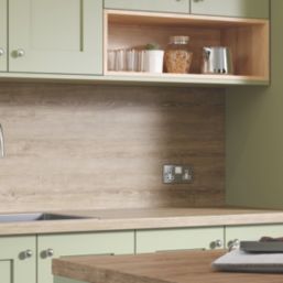Wilsonart Options Plus Mondego Matt Brown Oak Effect Laminate Breakfast Bar 4100mm x 900mm x 38mm
