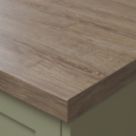 Wilsonart Options Plus Mondego Matt Brown Oak Effect Laminate Breakfast Bar 4100mm x 900mm x 38mm
