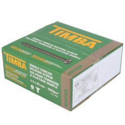 Timba  PZ Double-Countersunk  Decking Screws 4.5mm x 65mm 1000 Pack