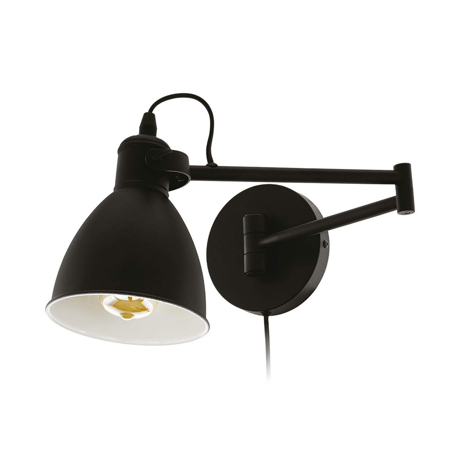 Eglo San Peri Wall Light Black (113PL)