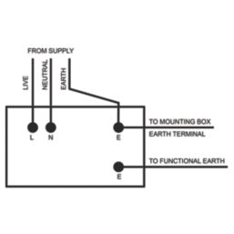 LAP  13A 2-Gang SP Switched Socket + 3A 22W 2-Outlet Type A & C USB Charger White
