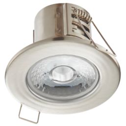 LAP Cosmoseco Fixed  Fire Rated LED Downlight Satin Nickel 5.8W 450lm 10 Pack